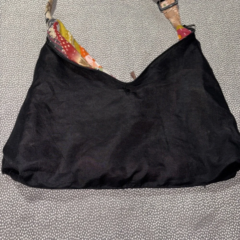 Kathmandu Imports Patchwork Hobo Bag Vibrant‎ Kantha Stitching Crossbody